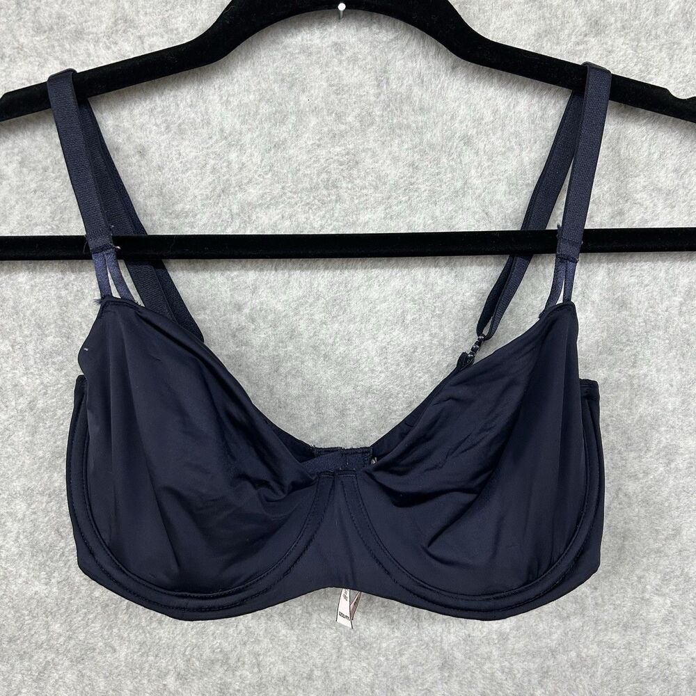 Victoria's Secret Smooth Navy Blue 32DD Push Up Without Padding Bra VS
